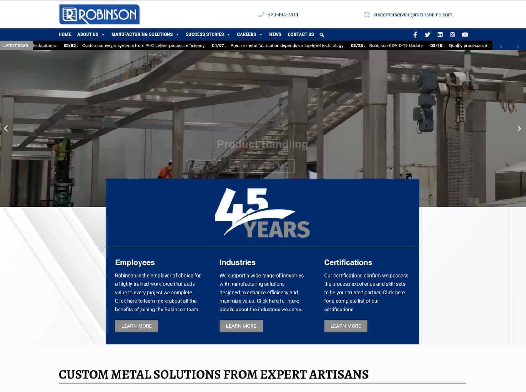 Robinson Launch PR
