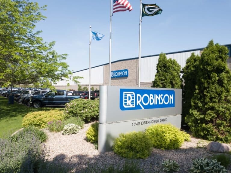 Robinson sign and building