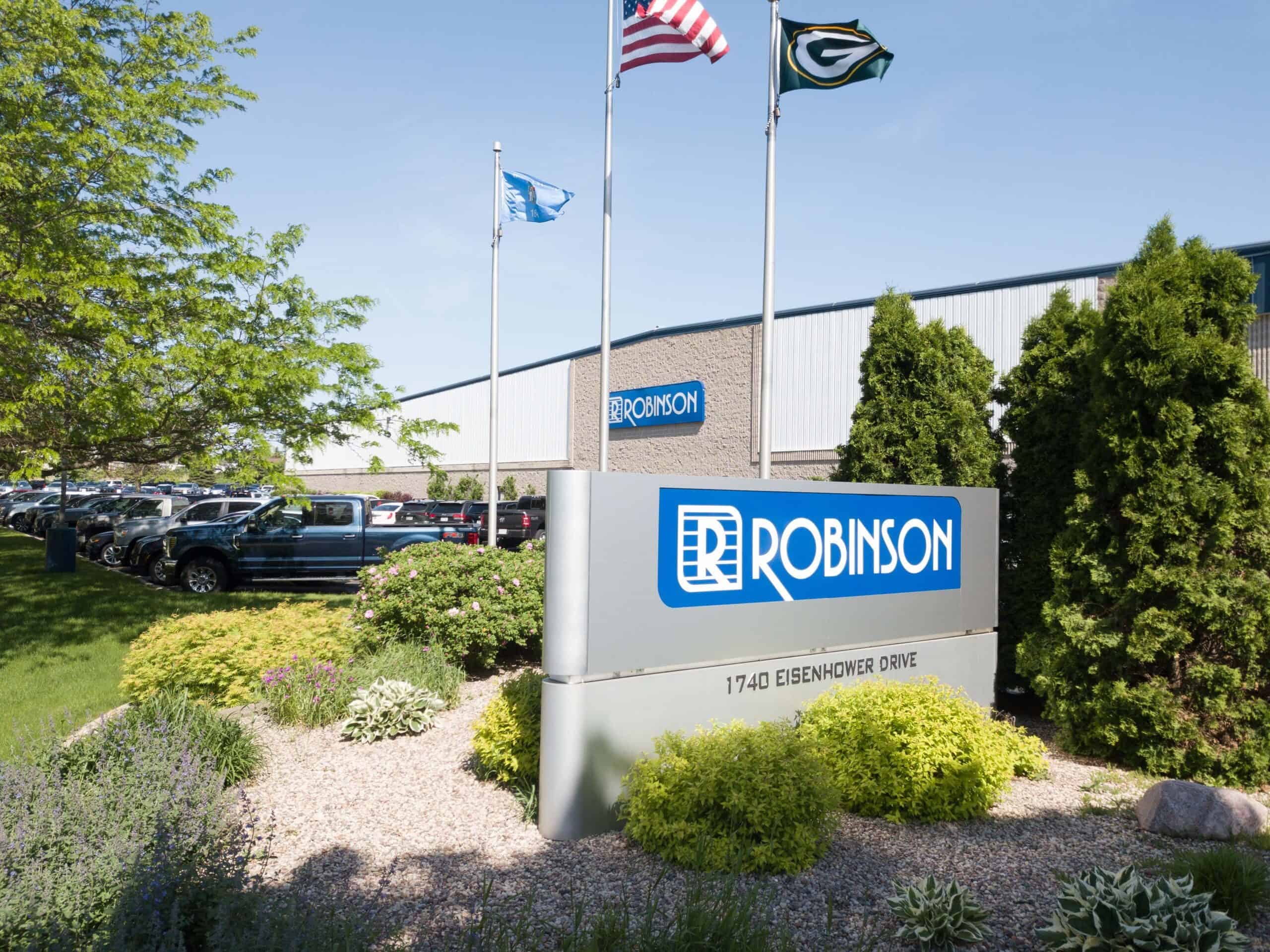 Robinson sign and building