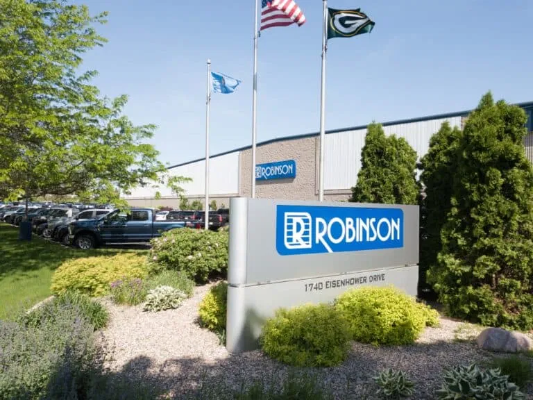 Robinson sign and building